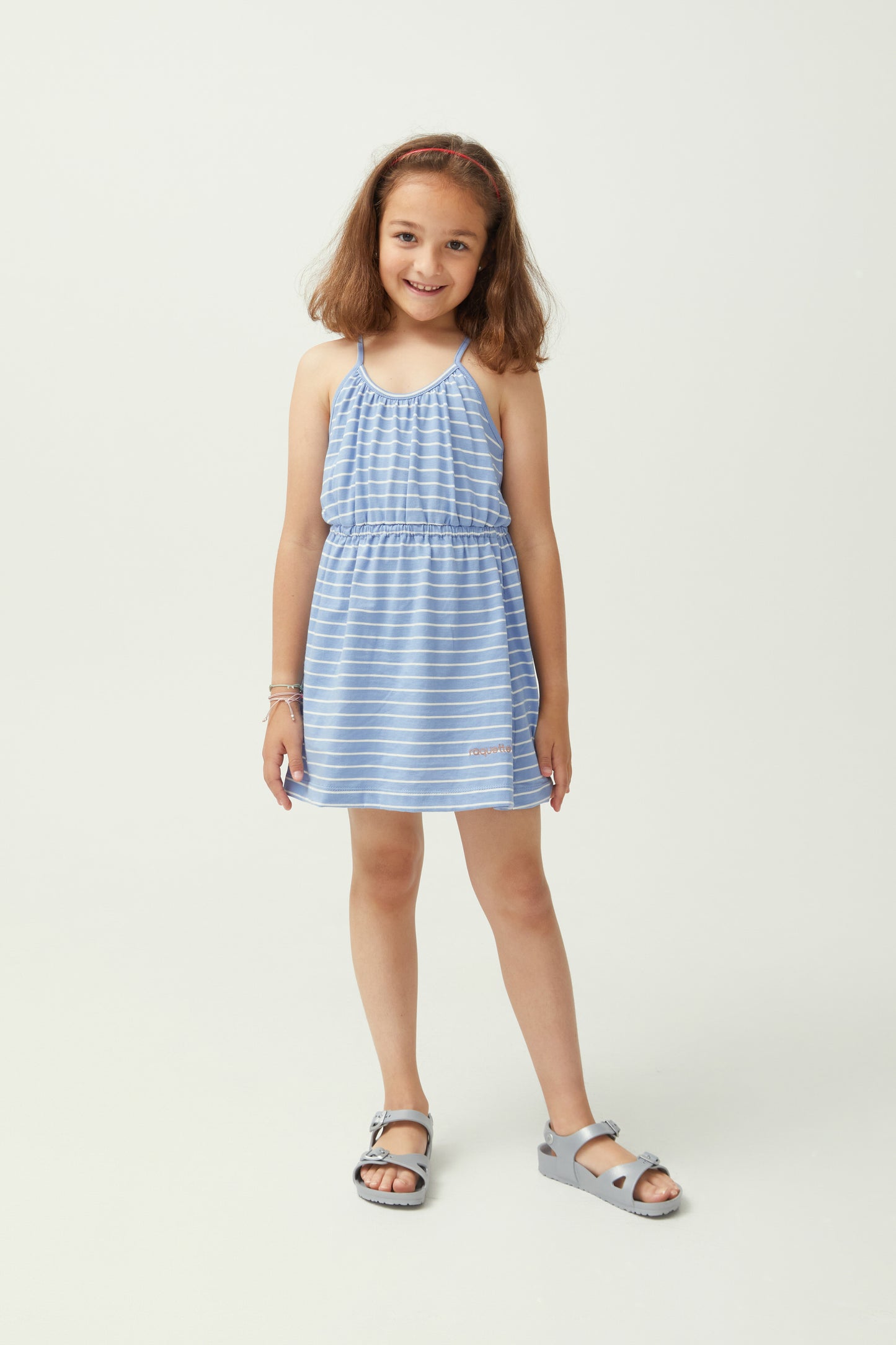 STRIPED SUMMER TENNIS DRESS