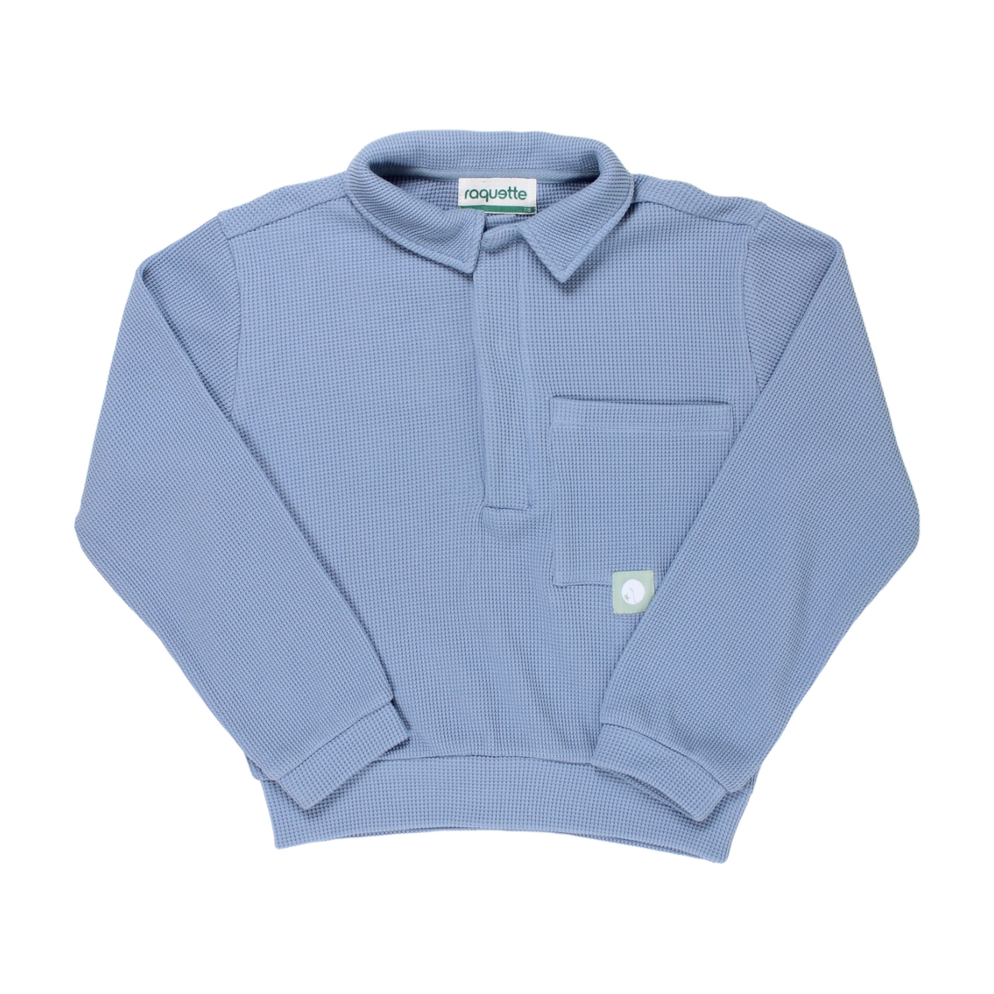 WAFFLE TENNIS POLO SWEATER